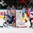 MINSK, BELARUS - MAY 24: Michal Jordan #47 of the Czech Repubilc with a scoring chance against Finland's Pekka Rinne #35 while Tuukka Mantyla #18 defends during semifinal round action at the 2014 IIHF Ice Hockey World Championship. (Photo by Andre Ringuette/HHOF-IIHF Images)

